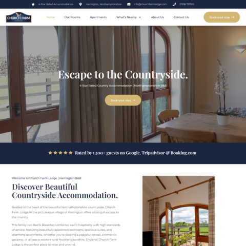 Church Farm Lodge<br> <em>Website</em>